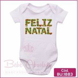 Body Bebê Feliz Natal