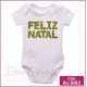 Body Bebê Feliz Natal