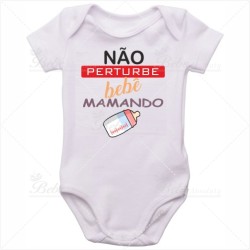 Body Bebê Não Perturbe Bebê Mamando