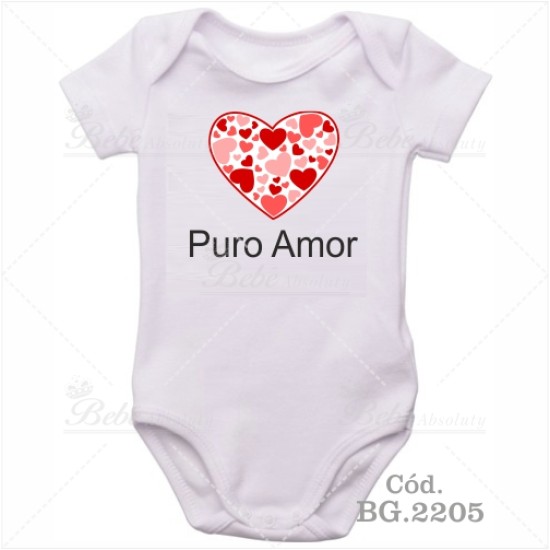 Body Bebê Puro Amor