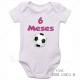 Body Bebê 6 Meses Bola de Futebol