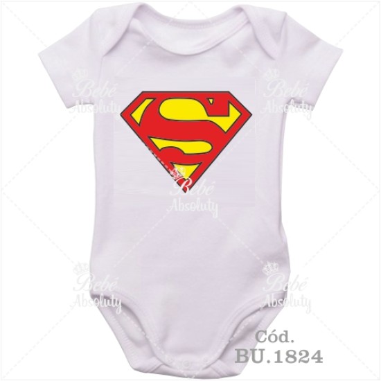 Body Bebê Super Man