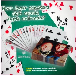 Baralho Personalizado Canastra 104 Cartas