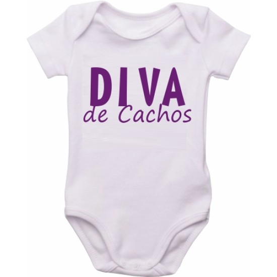 Body Bebê Diva de Cachos