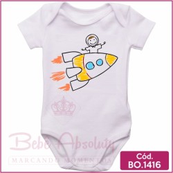 Body de Bebê Foguete