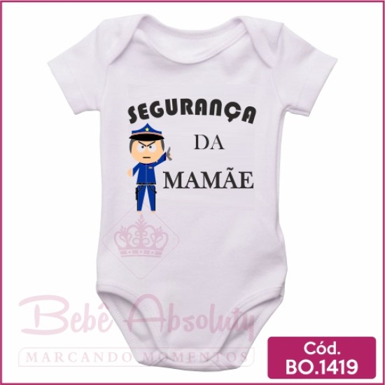 Body Bebê Segurança da Mamãe