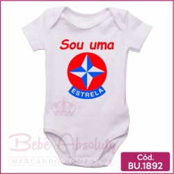 Body Bebê Sou uma Estrela