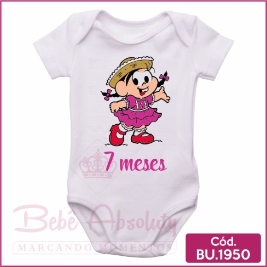 Body Bebê Meu Primeiro Arraiá 7 Meses