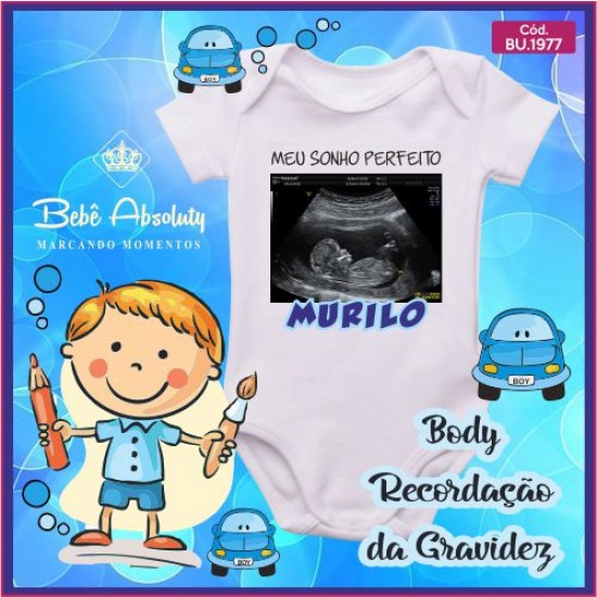 Body Recordação da Gravidez - BU1977