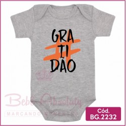 Body Bebê Gratidão - BG2232