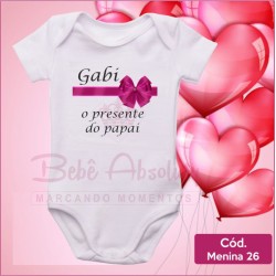 Body Menina 26 / O Presente do Papai