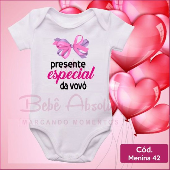 Body Menina 42 / Presente Especial da Vovó