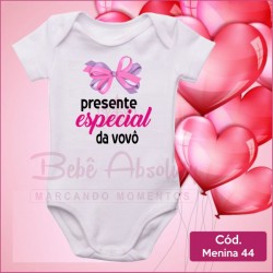 Body Menina 44 / Presente Especial do Vovô