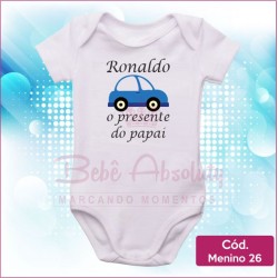 Body Menino 26 / O Presente do Papai