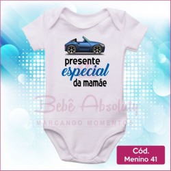 Body Menino 41 / Presente Especial da Mamãe