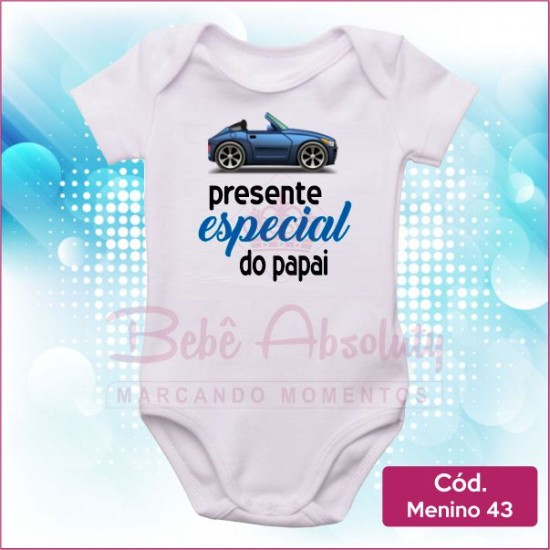 Body Menino 43 / Presente Especial do Papai