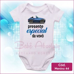 Body Menino 44 / Presente Especial do Vovô