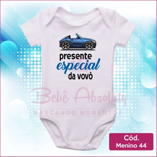 Body Menino 44 / Presente Especial do Vovô