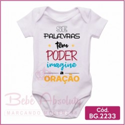 Body Bebê Oração - BG2233