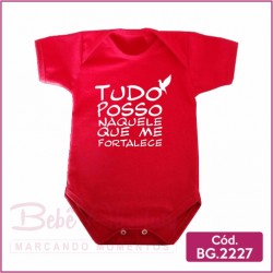 Body Bebê Tudo Posso - BG2227