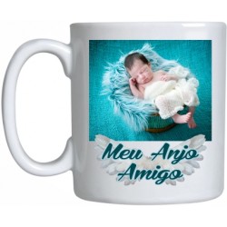 Caneca Porcelana Meu Anjo Amigo