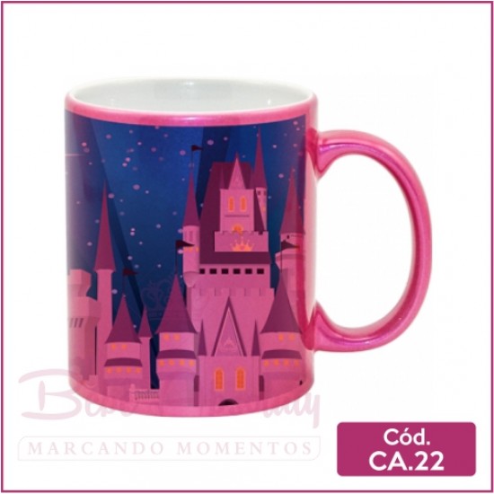 Caneca Porcelana Rose