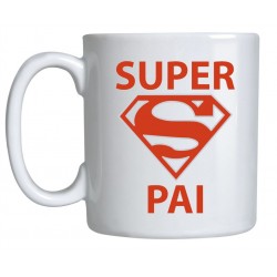 Caneca Porcelana Super Pai 